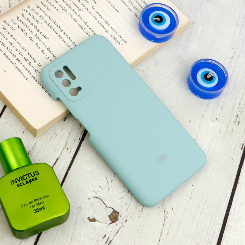 قاب سیلیکونی اصلی زیربسته شیائومی Poco M3 Pro محافظ لنزدار