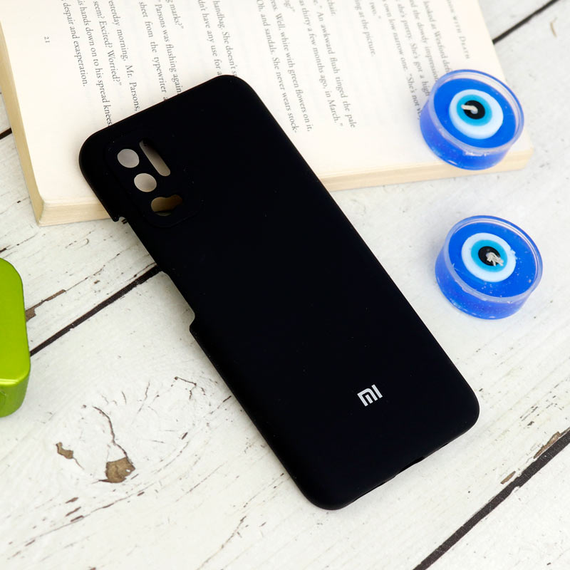 قاب سیلیکونی اصلی زیربسته شیائومی Poco M3 Pro محافظ لنزدار