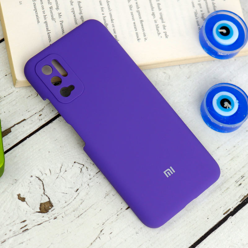 قاب سیلیکونی اصلی زیربسته شیائومی Poco M3 Pro محافظ لنزدار