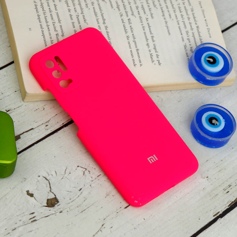قاب سیلیکونی اصلی زیربسته شیائومی Poco M3 Pro محافظ لنزدار