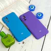 قاب سیلیکونی اصلی زیربسته شیائومی Poco M3 Pro محافظ لنزدار