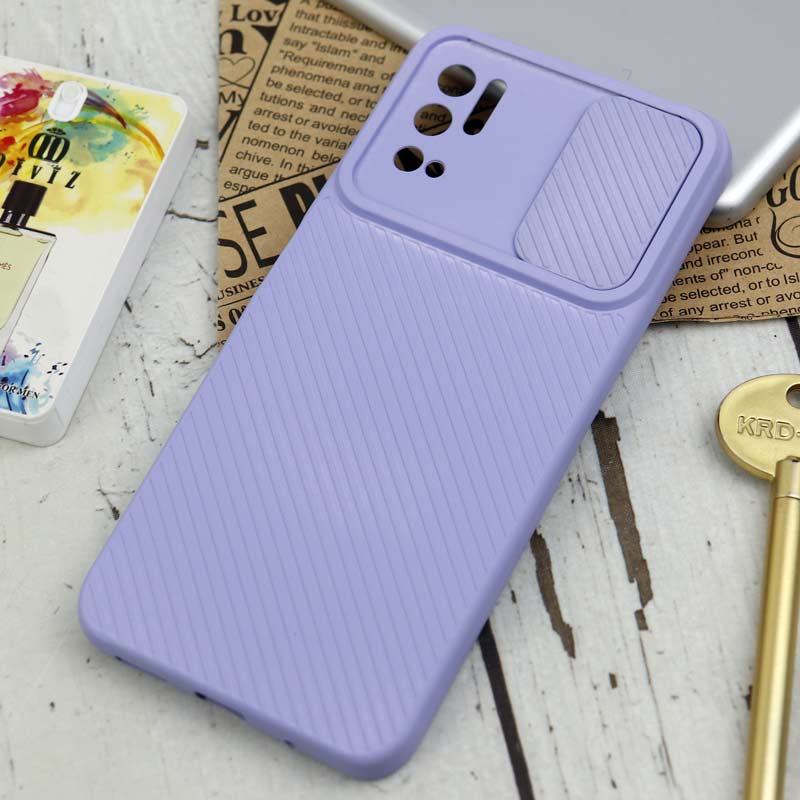 قاب سیلیکونی کبریتی محافظ لنزدار کشویی Xiaomi Poco M3 Pro