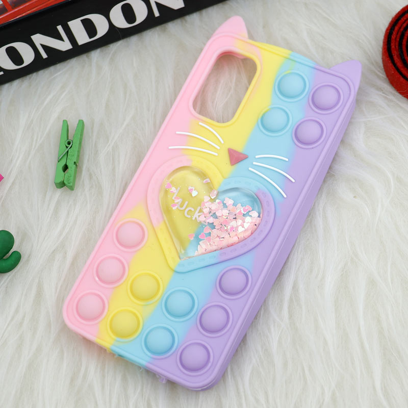 قاب اورجینال سیلیکونی آکواریومی Lucky Cat پاپیتی Xiaomi Poco M3 Pro