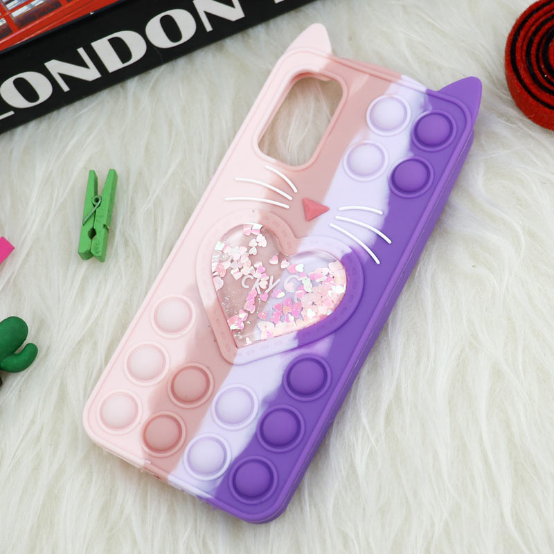 قاب اورجینال سیلیکونی آکواریومی Lucky Cat پاپیتی Xiaomi Poco M3 Pro