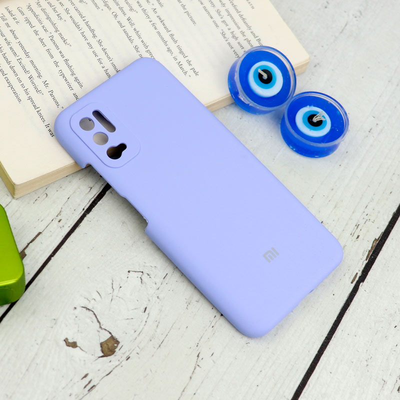 قاب سیلیکونی اصلی زیربسته شیائومی Poco M3 Pro محافظ لنزدار