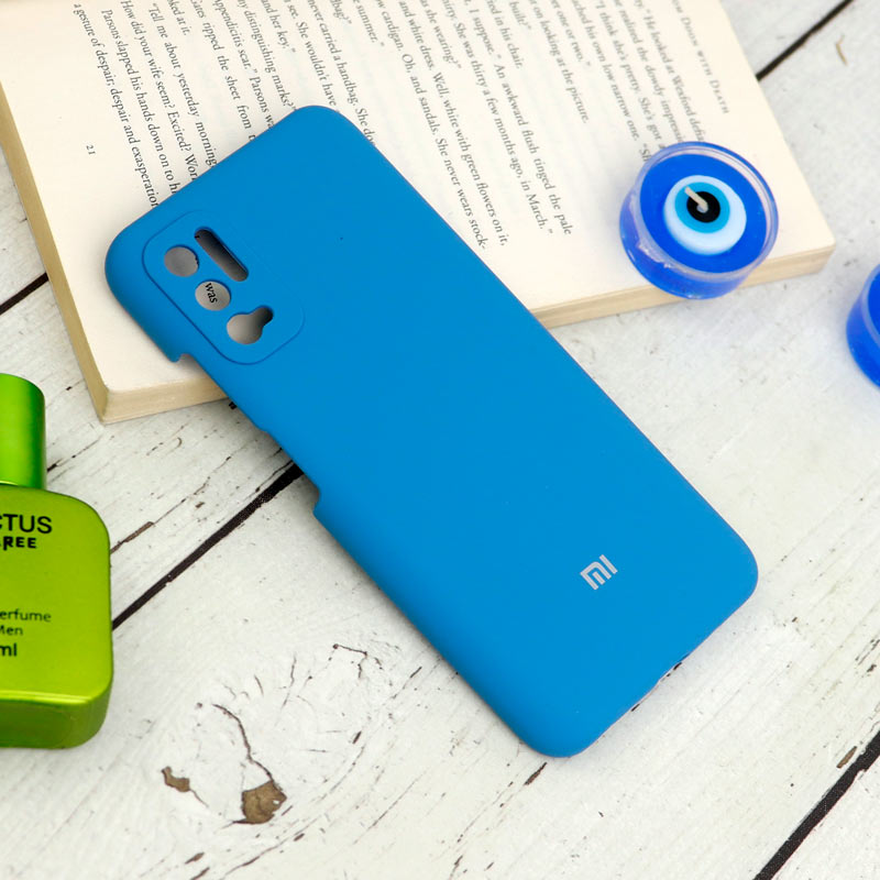 قاب سیلیکونی اصلی زیربسته شیائومی Poco M3 Pro محافظ لنزدار