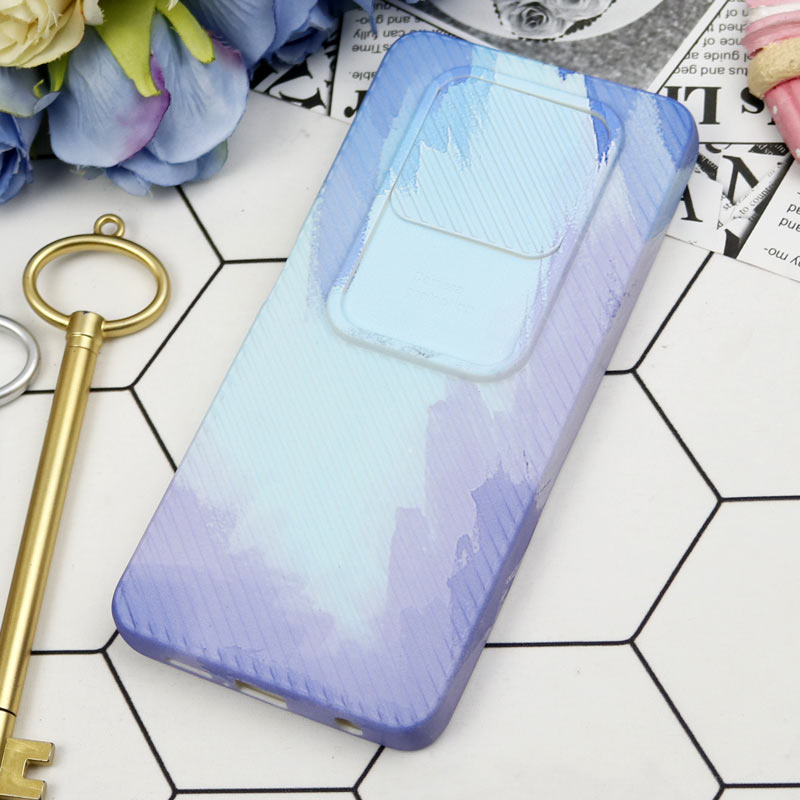 قاب سیلیکونی محافظ لنزدار کبریتی طرح آبرنگی Xiaomi Poco X3