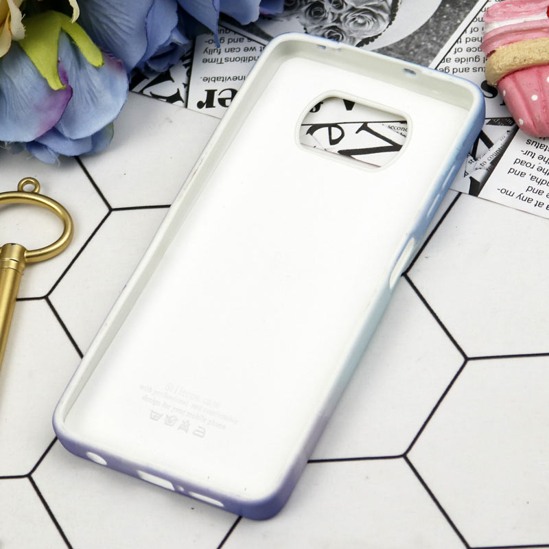 قاب سیلیکونی محافظ لنزدار کبریتی طرح آبرنگی Xiaomi Poco X3