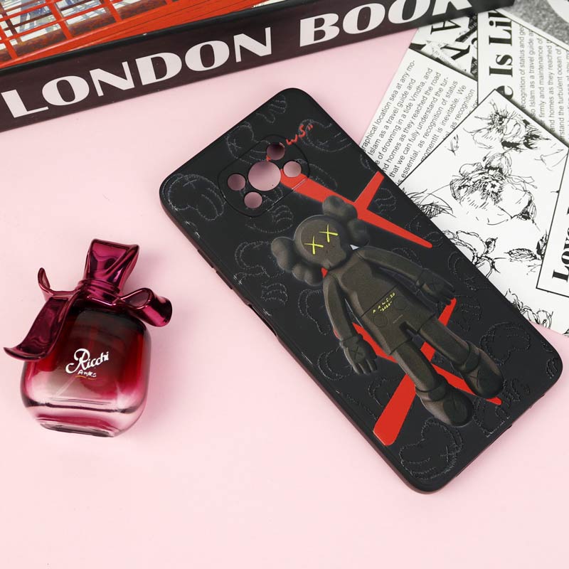 قاب طرحدار IMD 3D محافظ لنزدار Xiaomi Poco X3