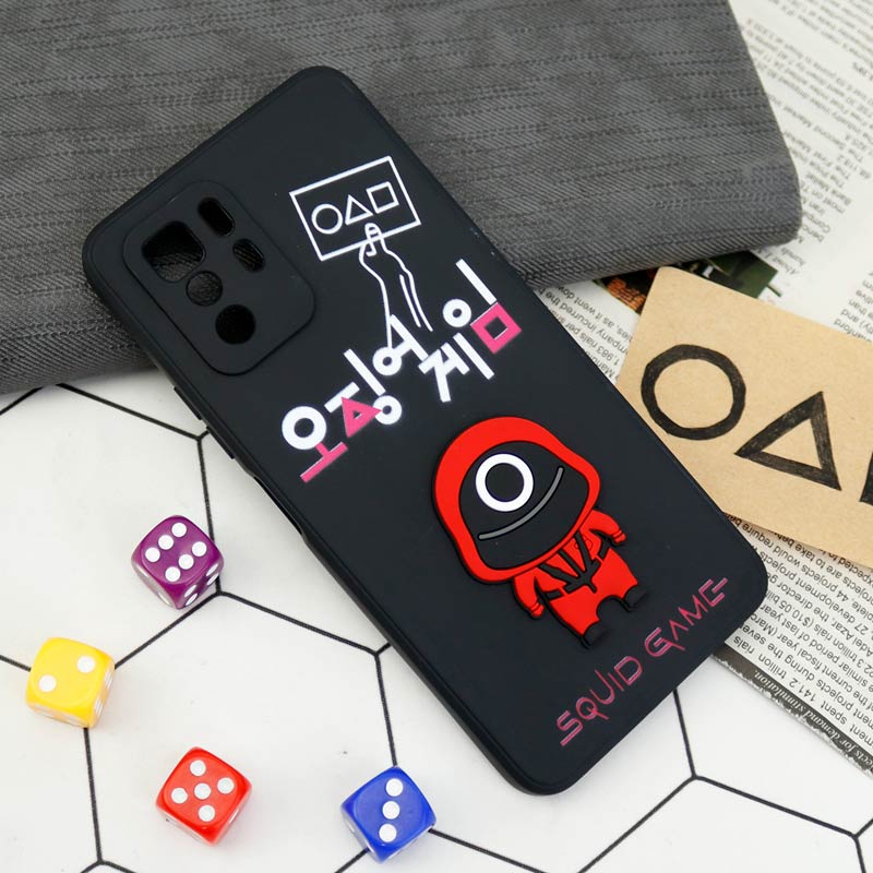 قاب سیلیکونی Squid Game محافظ لنزدار Xiaomi Poco X3 GT