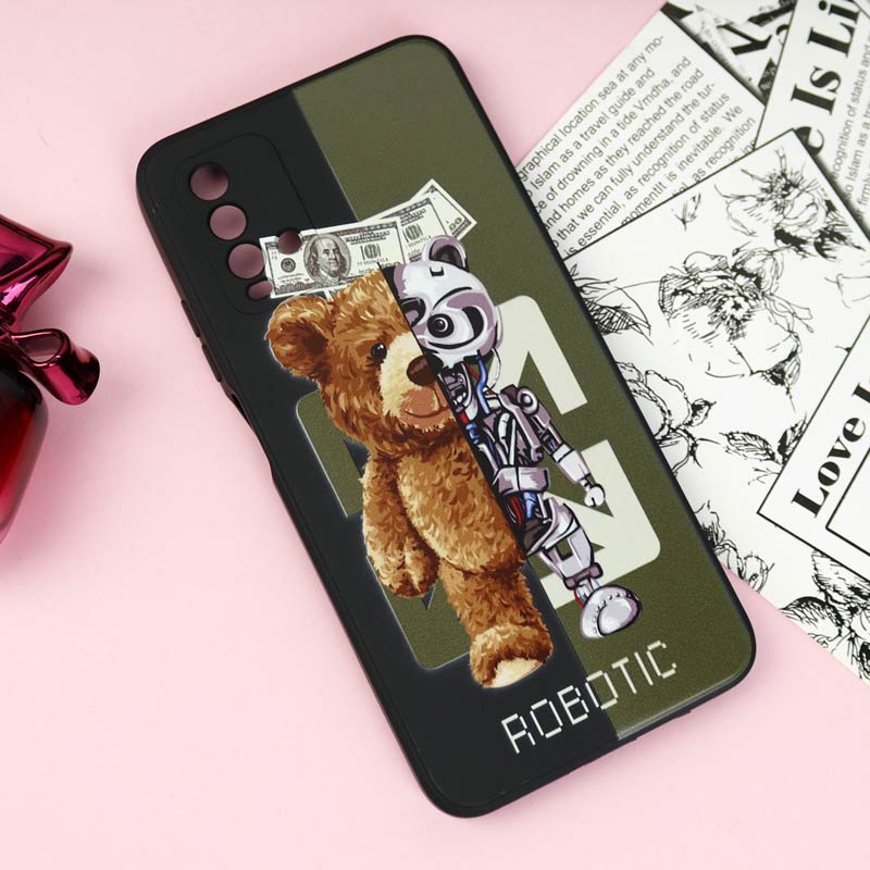 قاب طرحدار IMD 3D محافظ لنزدار Xiaomi Redmi 9T