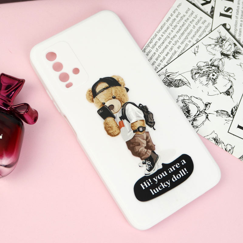 قاب طرحدار IMD 3D محافظ لنزدار Xiaomi Redmi 9T