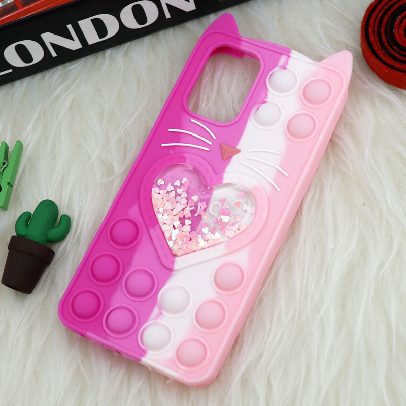 قاب اورجینال سیلیکونی آکواریومی Lucky Cat پاپیتی Xiaomi Redmi Note 10