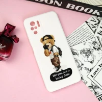 قاب طرحدار IMD 3D محافظ لنزدار Xiaomi Redmi Note 10 4G