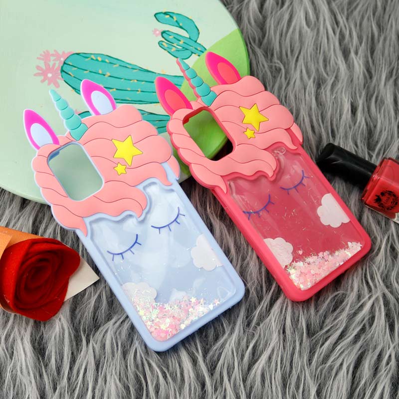 قاب سیلیکونی آکواریومی یونیکورن Xiaomi Redmi Note 10 4G / Redmi Note 10s