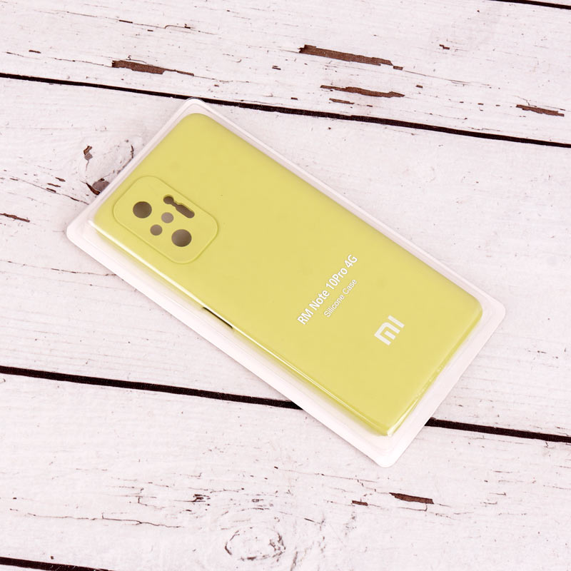 قاب سیلیکونی اصلی زیربسته شیائومی Redmi Note 10 Pro محافظ لنزدار