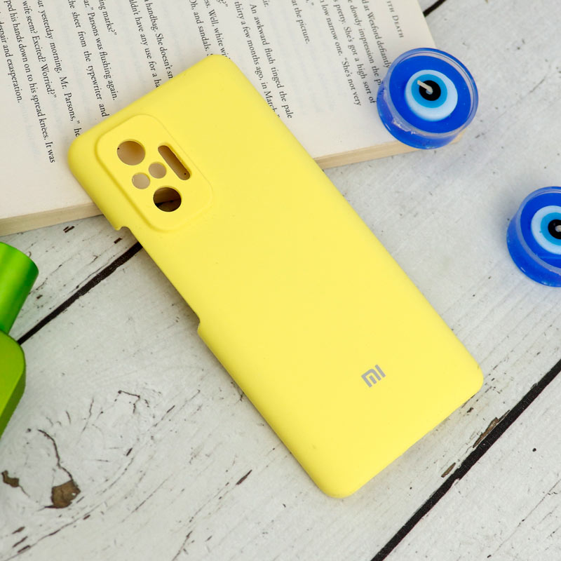 قاب سیلیکونی اصلی زیربسته شیائومی Redmi Note 10 Pro محافظ لنزدار