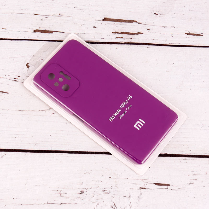 قاب سیلیکونی اصلی زیربسته شیائومی Redmi Note 10 Pro محافظ لنزدار