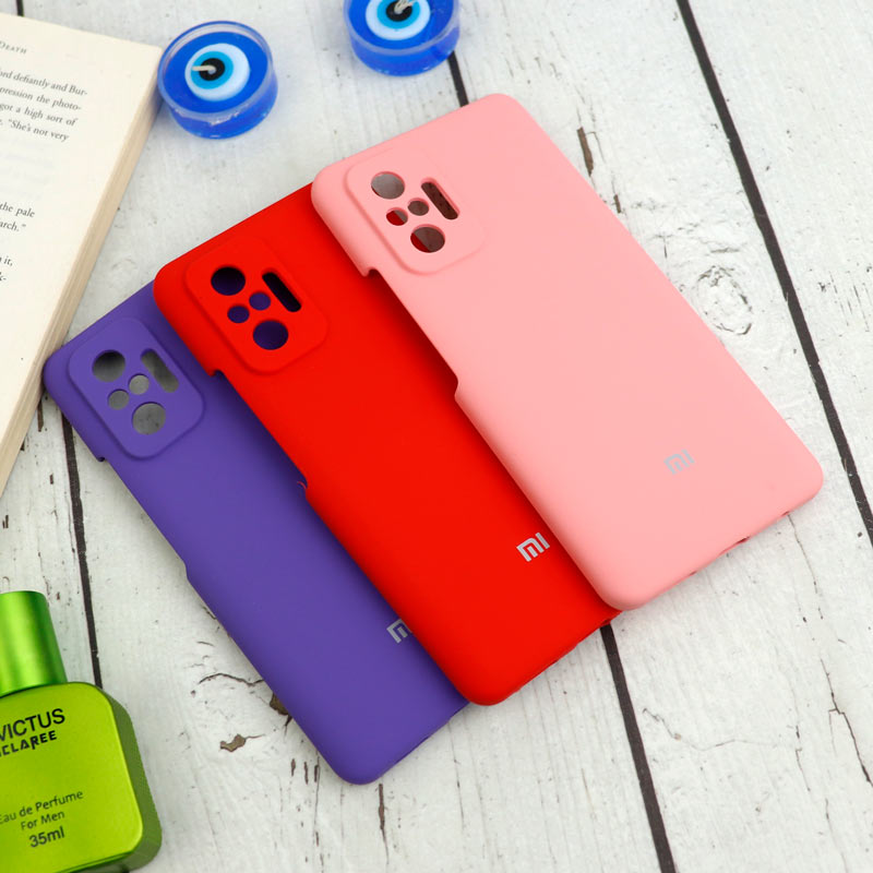 قاب سیلیکونی اصلی زیربسته شیائومی Redmi Note 10 Pro محافظ لنزدار