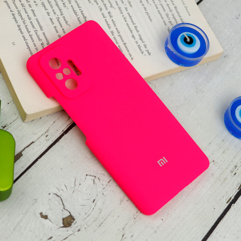 قاب سیلیکونی اصلی زیربسته شیائومی Redmi Note 10 Pro محافظ لنزدار