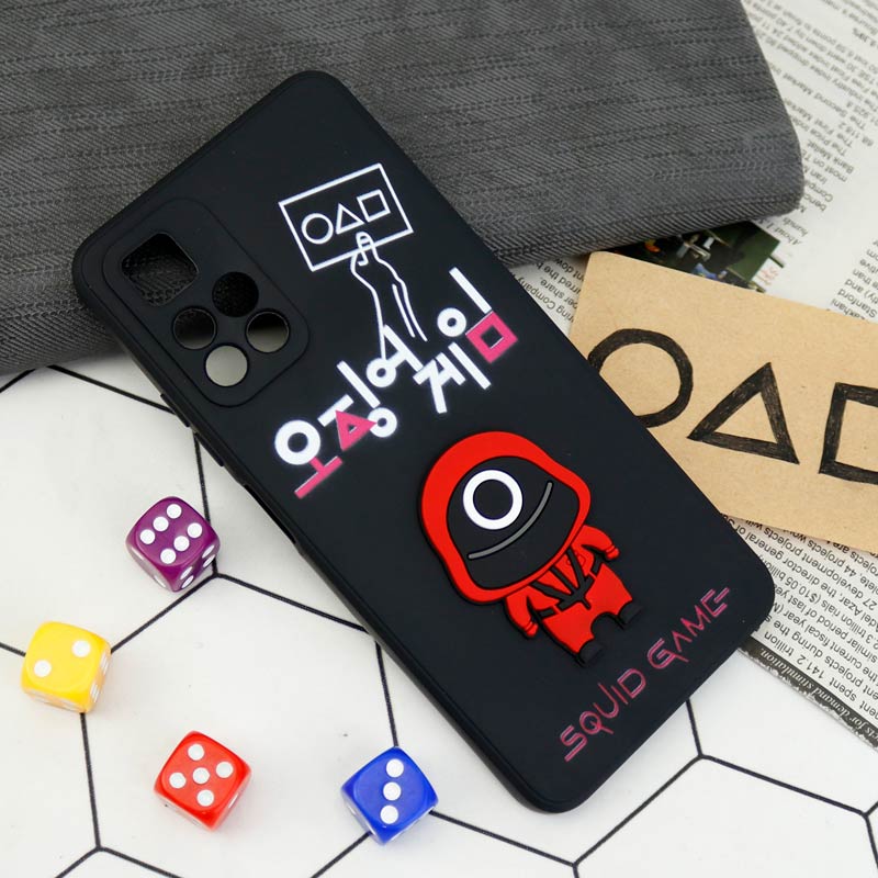 قاب سیلیکونی Squid Game محافظ لنزدار Xiaomi Redmi 10