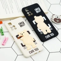 قاب سیلیکونی خرس TED محافظ لنزدار Xiaomi Redmi 10