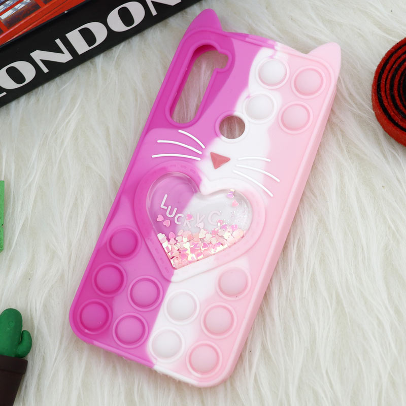 قاب اورجینال سیلیکونی آکواریومی Lucky Cat پاپیتی Xiaomi Redmi Note 8