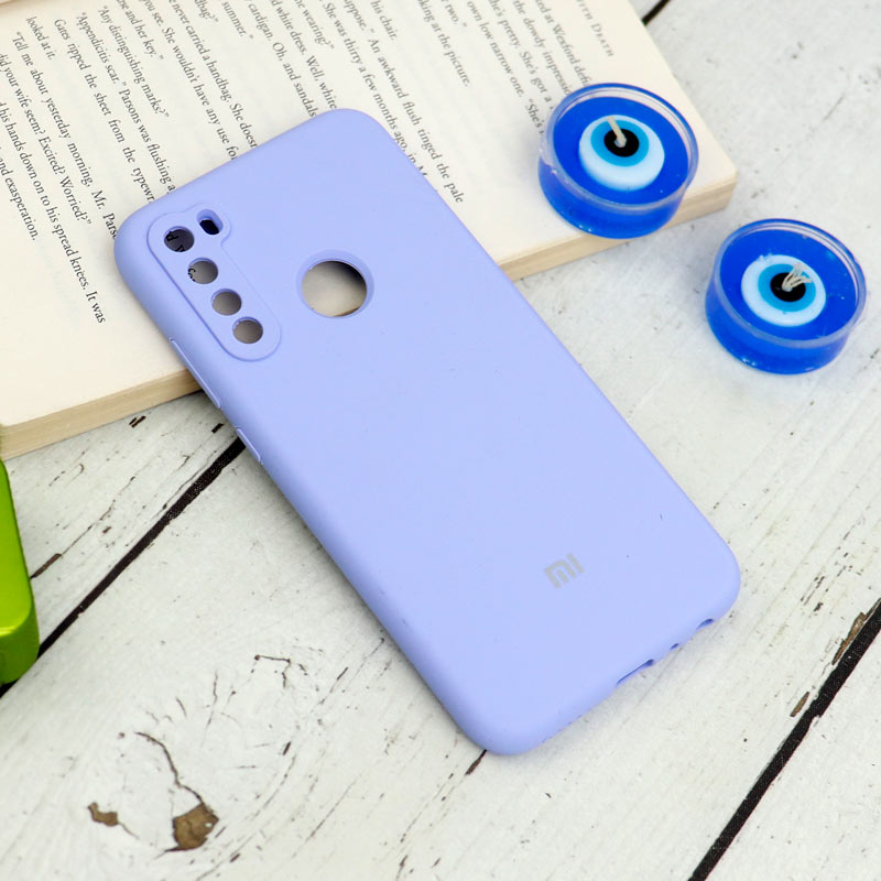 قاب سیلیکونی اصلی زیربسته شیائومی Redmi Note 8 محافظ لنزدار