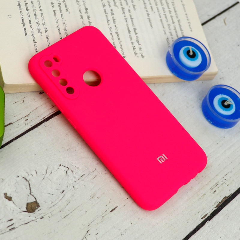 قاب سیلیکونی اصلی زیربسته شیائومی Redmi Note 8 محافظ لنزدار
