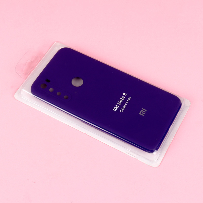 قاب سیلیکونی اصلی زیربسته شیائومی Redmi Note 8 محافظ لنزدار