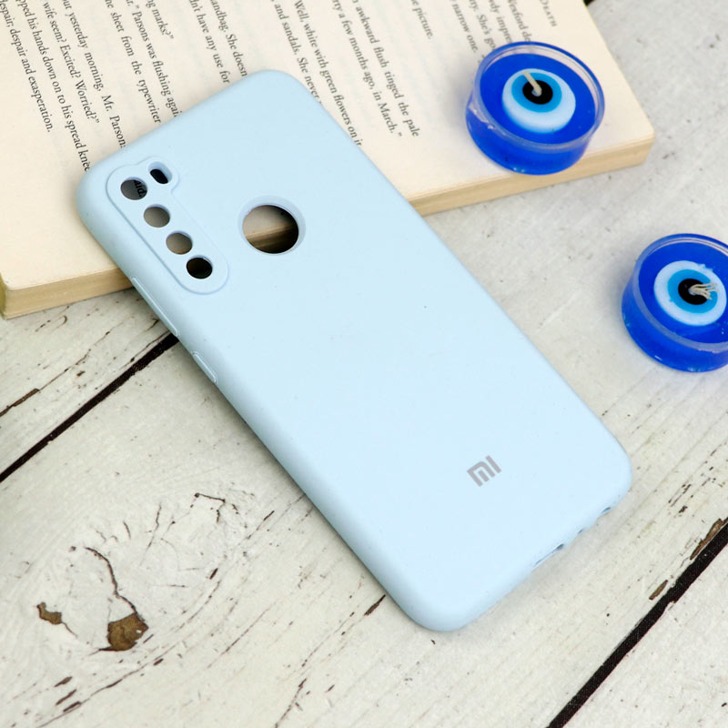 قاب سیلیکونی اصلی زیربسته شیائومی Redmi Note 8 محافظ لنزدار