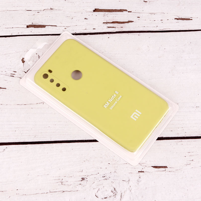قاب سیلیکونی اصلی زیربسته شیائومی Redmi Note 8 محافظ لنزدار