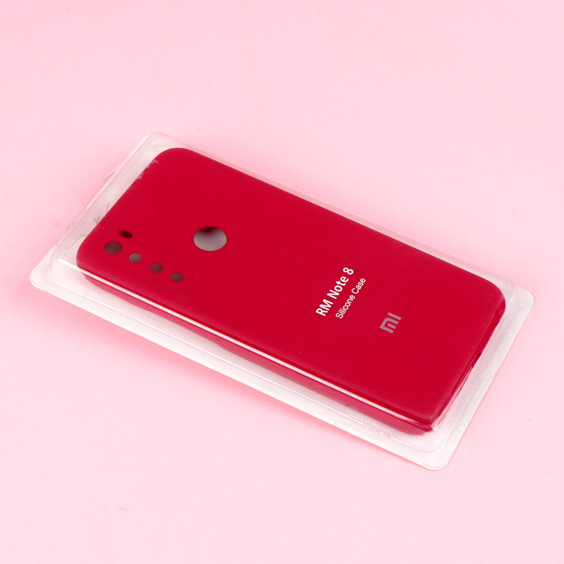 قاب سیلیکونی اصلی زیربسته شیائومی Redmi Note 8 محافظ لنزدار