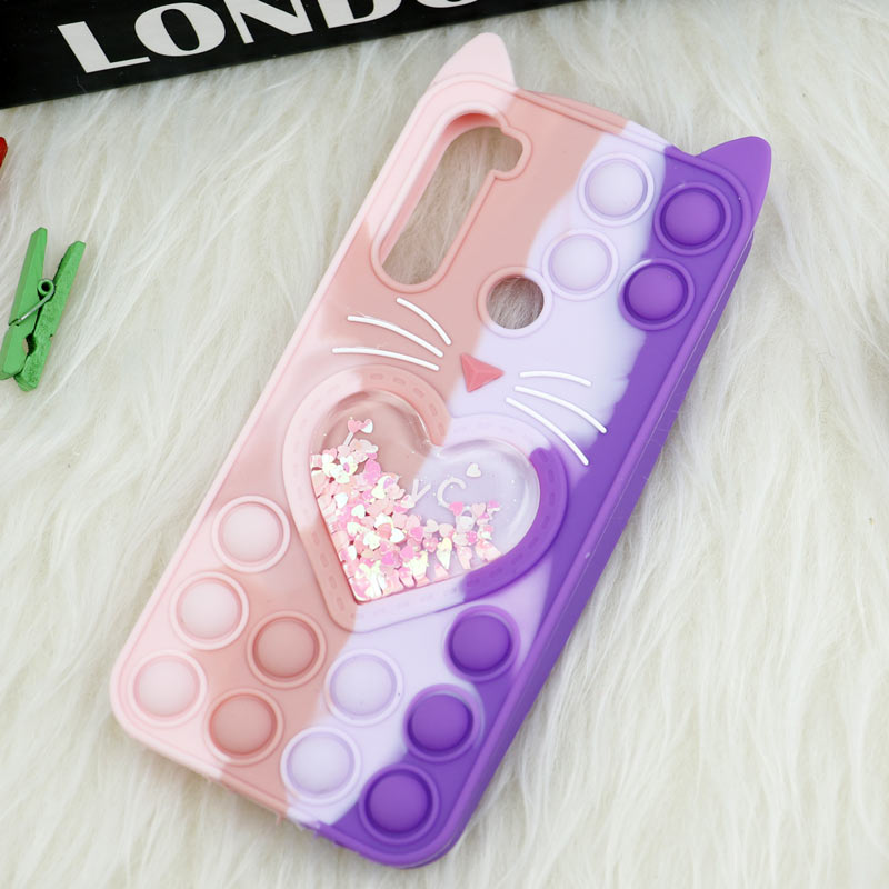 قاب اورجینال سیلیکونی آکواریومی Lucky Cat پاپیتی Xiaomi Redmi Note 8
