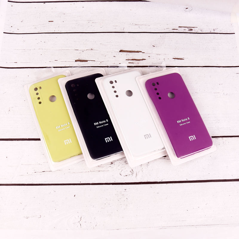 قاب سیلیکونی اصلی زیربسته شیائومی Redmi Note 8 محافظ لنزدار