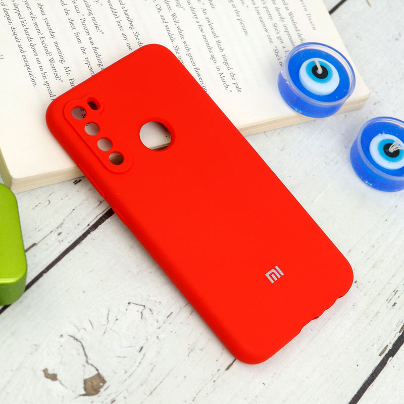 قاب سیلیکونی اصلی زیربسته شیائومی Redmi Note 8 محافظ لنزدار