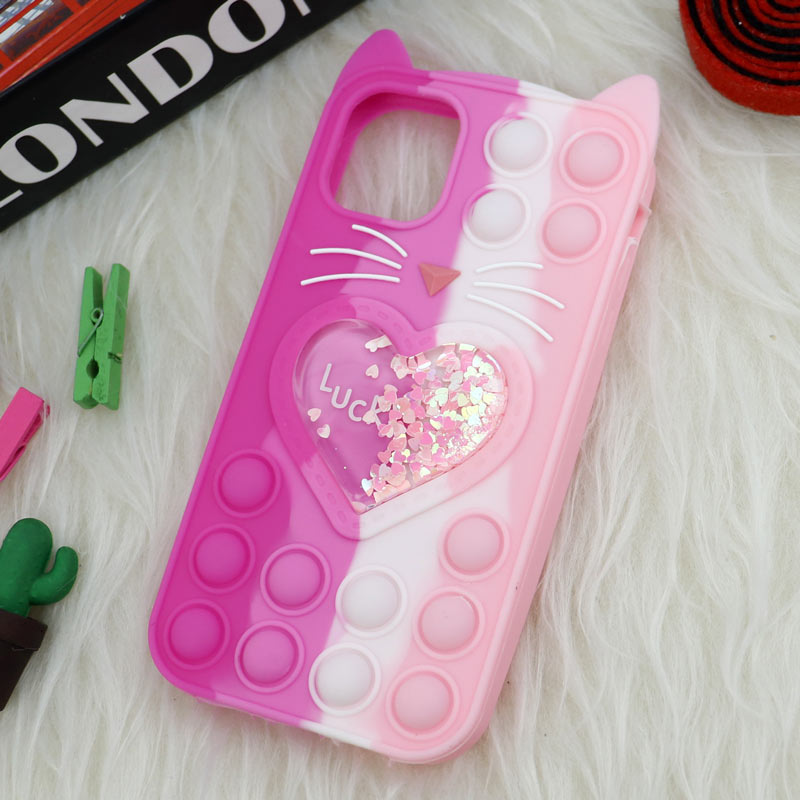 قاب اورجینال سیلیکونی آکواریومی Lucky Cat پاپیتی iPhone 11
