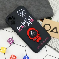 قاب سیلیکونی Squid Game محافظ لنزدار iPhone 11