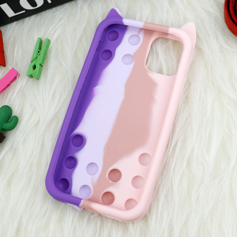 قاب اورجینال سیلیکونی آکواریومی Lucky Cat پاپیتی iPhone 11