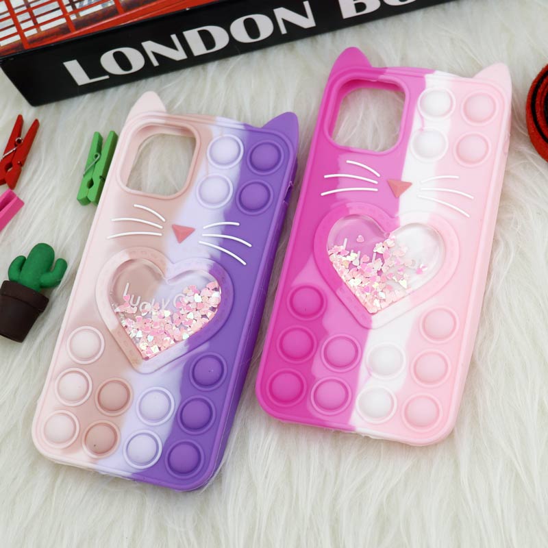 قاب اورجینال سیلیکونی آکواریومی Lucky Cat پاپیتی iPhone 11 Pro Max