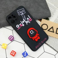 قاب سیلیکونی Squid Game محافظ لنزدار iPhone 11 Pro Max