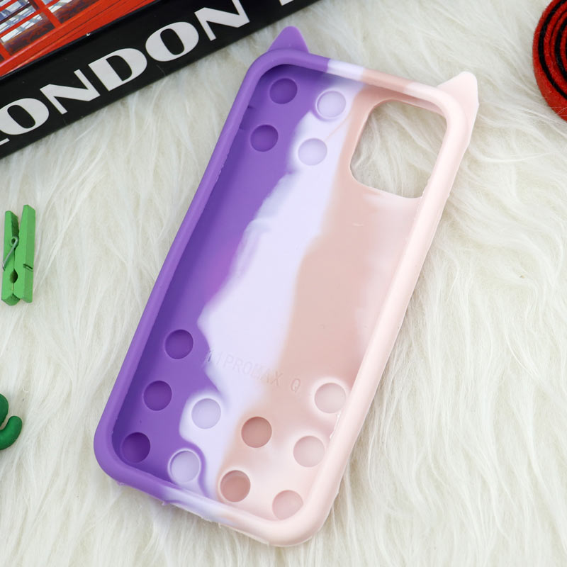قاب اورجینال سیلیکونی آکواریومی Lucky Cat پاپیتی iPhone 11 Pro Max