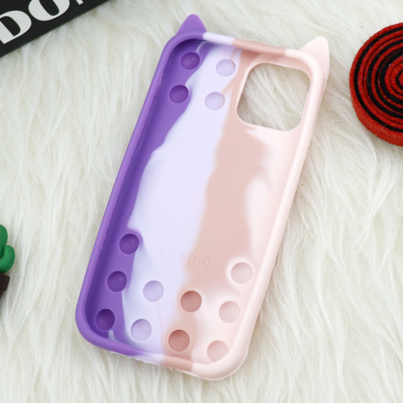 قاب اورجینال سیلیکونی آکواریومی Lucky Cat پاپیتی iPhone 12 Pro