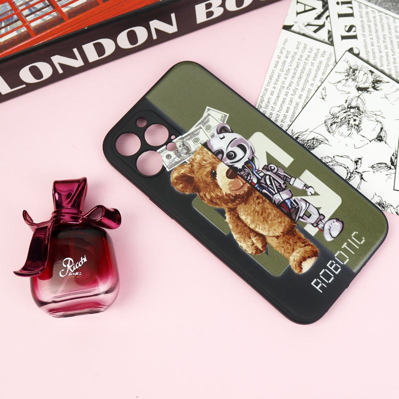 قاب طرحدار IMD 3D محافظ لنزدار iPhone 12 Pro Max