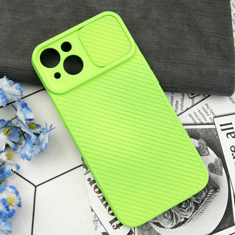 قاب سیلیکونی کبریتی محافظ لنزدار کشویی iPhone 13