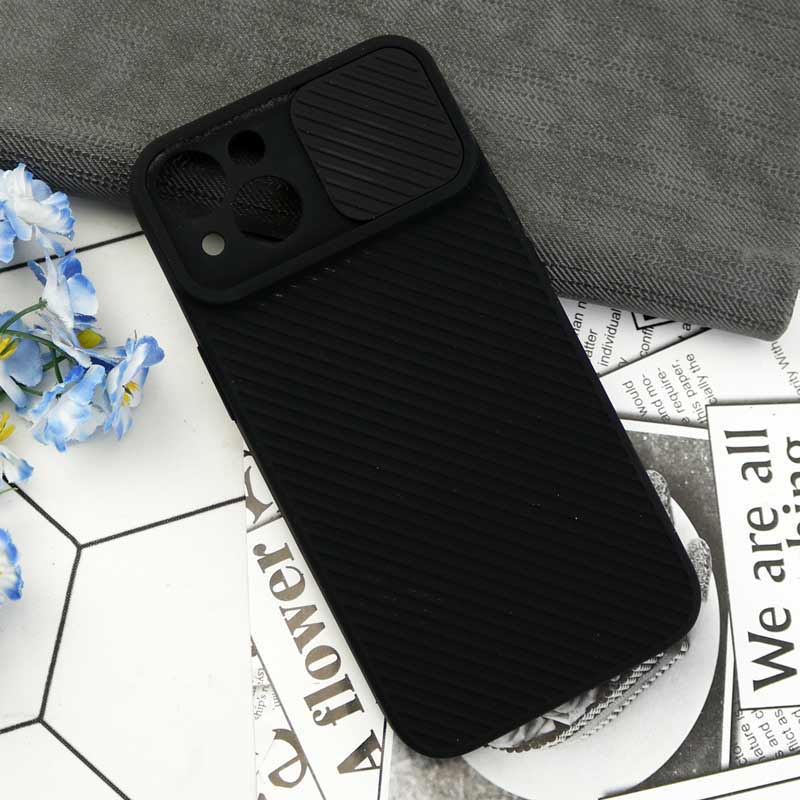 قاب سیلیکونی کبریتی محافظ لنزدار کشویی iPhone 13