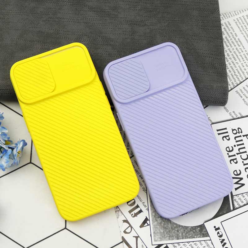 قاب سیلیکونی کبریتی محافظ لنزدار کشویی iPhone 13