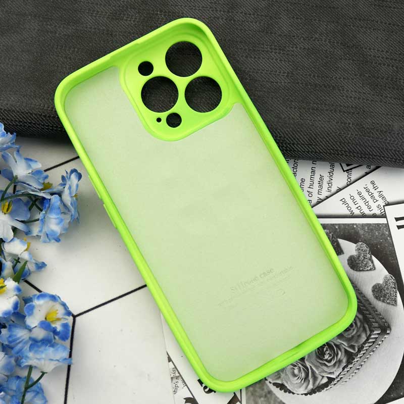 قاب سیلیکونی کبریتی محافظ لنزدار کشویی iPhone 13 Pro