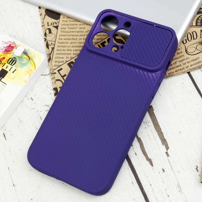 قاب سیلیکونی کبریتی محافظ لنزدار کشویی iPhone 13 Pro Max