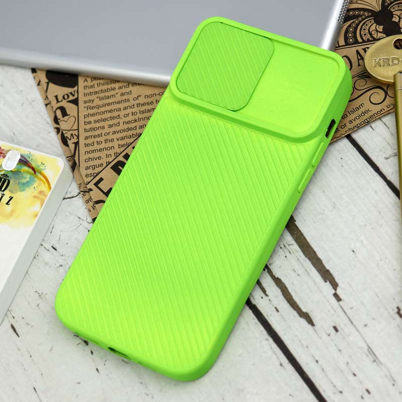 قاب سیلیکونی کبریتی محافظ لنزدار کشویی iPhone 13 Pro Max